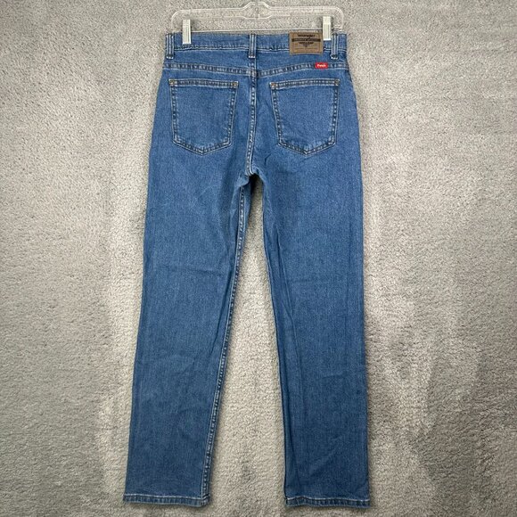 Wrangler Straight Leg Jean Size 16 Straight Fit Womens Blue 5-pocket - Picture 2 of 13